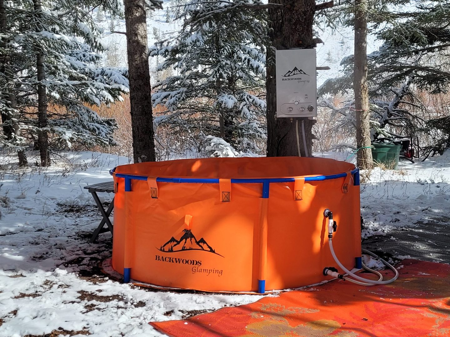 5 Ft Hot Tub - Orange | Solo RV